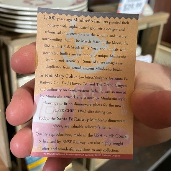 Brand New!! Original Ancient Mimbreno Indian Mug, Native American Designed - Picture 6 of 7